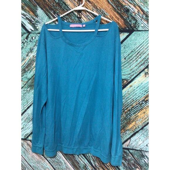 Regna X Plus Size Top Turquoise Size 3XL - Picture 1 of 10